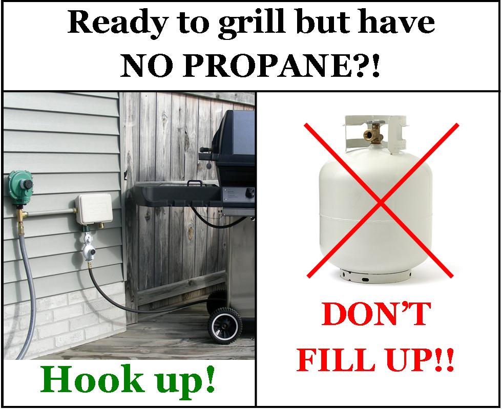 Hook up Your BBQ Grill to your Home Propane Tank